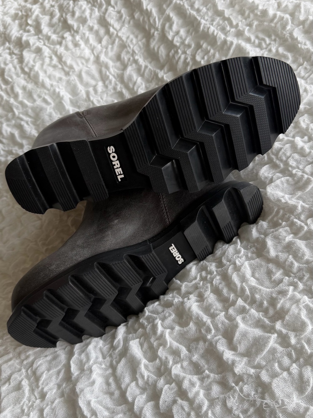 NWT Sorel Joan of Arctic Wedge III Zip Quarry Black 9.5 - Picture 7 of 13